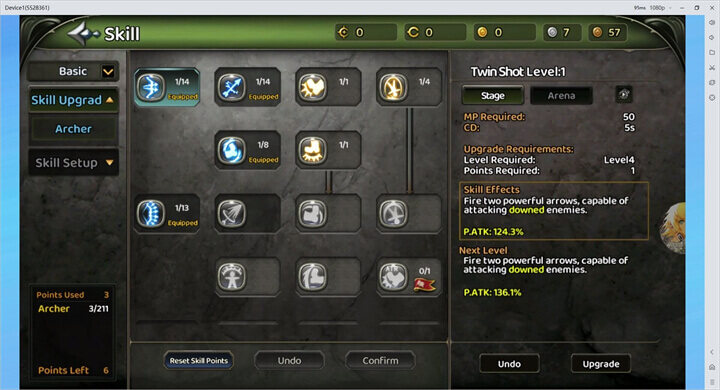 Skills in Dragon Nest: Rebirth of Legend - LDCloud Cloud Phone