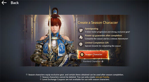 What is a Season Character in Black Desert Mobile - LDCloud Online Android Emulator