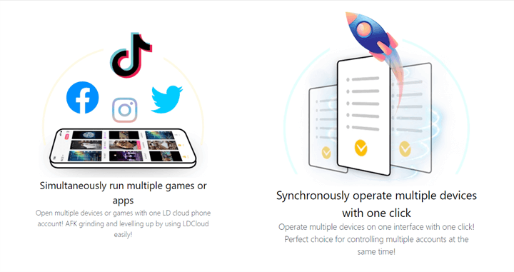 Operate Multiple Accounts at Once - LDCloud