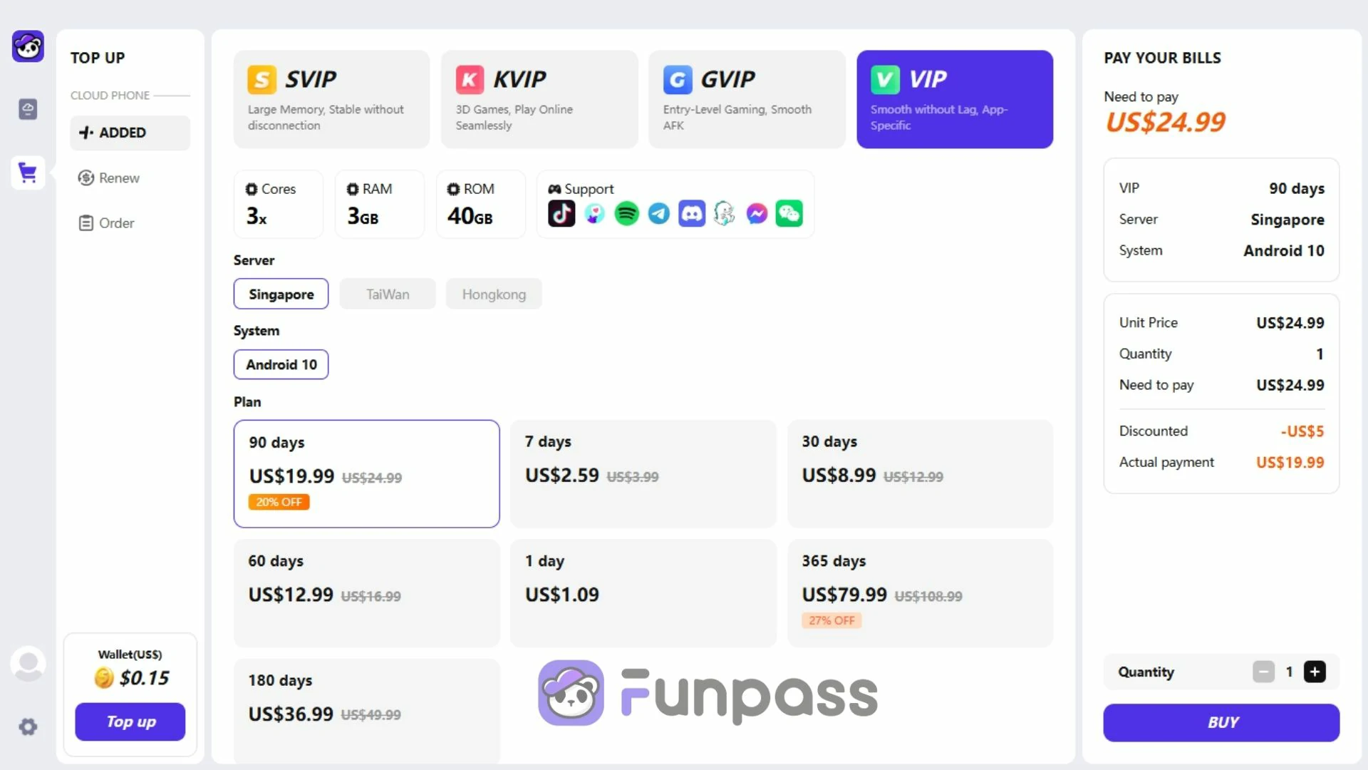 funpass android emulator plan - funpass android emulator