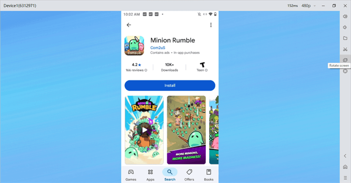 Download Minion Rumble on your LDCloud virtual device - LDCloud Cloud Phone