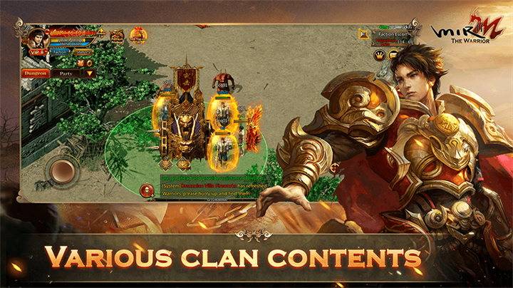 Cooperate with your Clan Members in MIR2M - LDCloud Android Cloud Phone Emulator