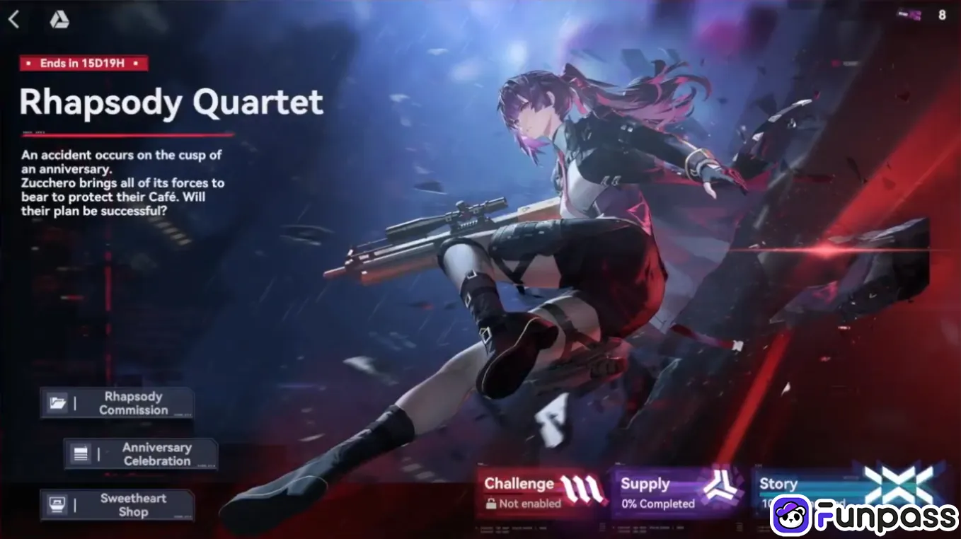 rhapsody quartet event - funpass mobile gaming on pc