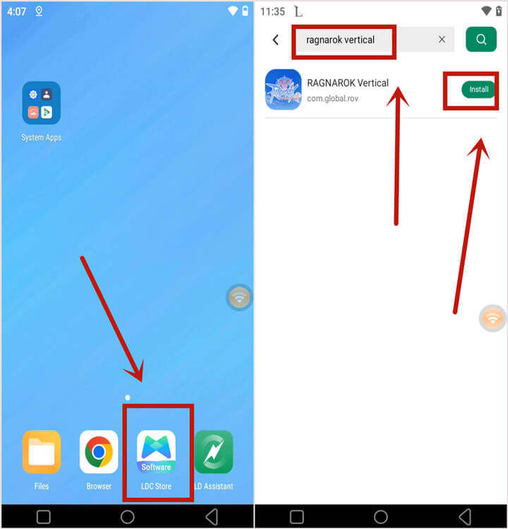 Download RAGNAROK Vertical through LDC store - LDCloud Android Cloud Phone Emulator