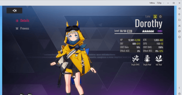 Dorothy- A C-tier character in Etheria: Restart Tier List - LDCloud