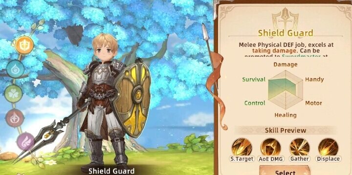 Tree of Savior: Neverland Class: Shield Guard - LDCloud Cloud Phone Emulator