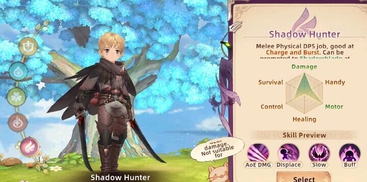 Tree of Savior: Neverland Class: Shadow Hunter - LDCloud Cloud Phone Emulator