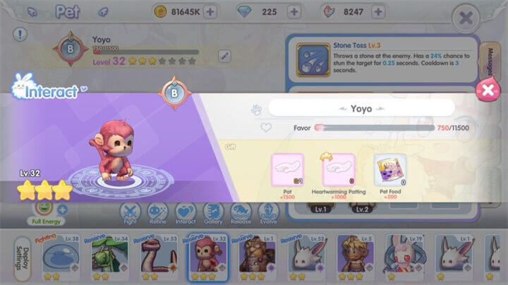 Pet Skills in ROX - LDCloud