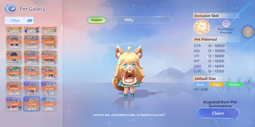 Milly - B-Tier Pet in Ragnarok Origin Global - LDCloud Android Emulator Online