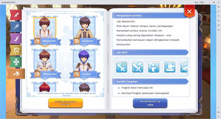 Kelas PvE Ragnarok M: Classic Tier S: Blacksmith - LDCloud