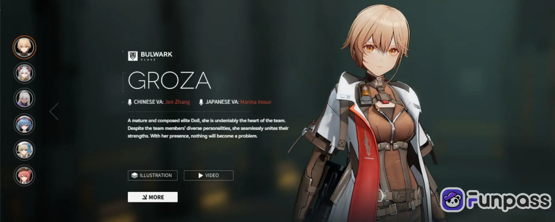 girls frontline 2 character groza