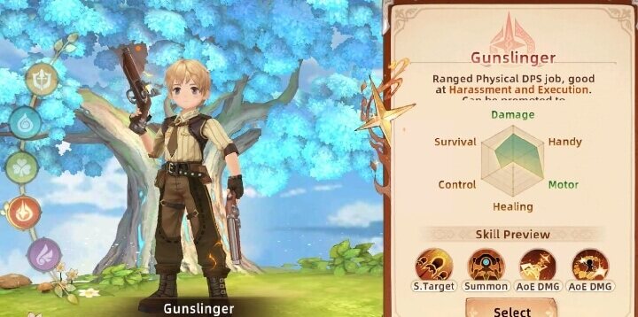 Tree of Savior: Neverland Class: Gunslinger - LDCloud Cloud Phone Emulator