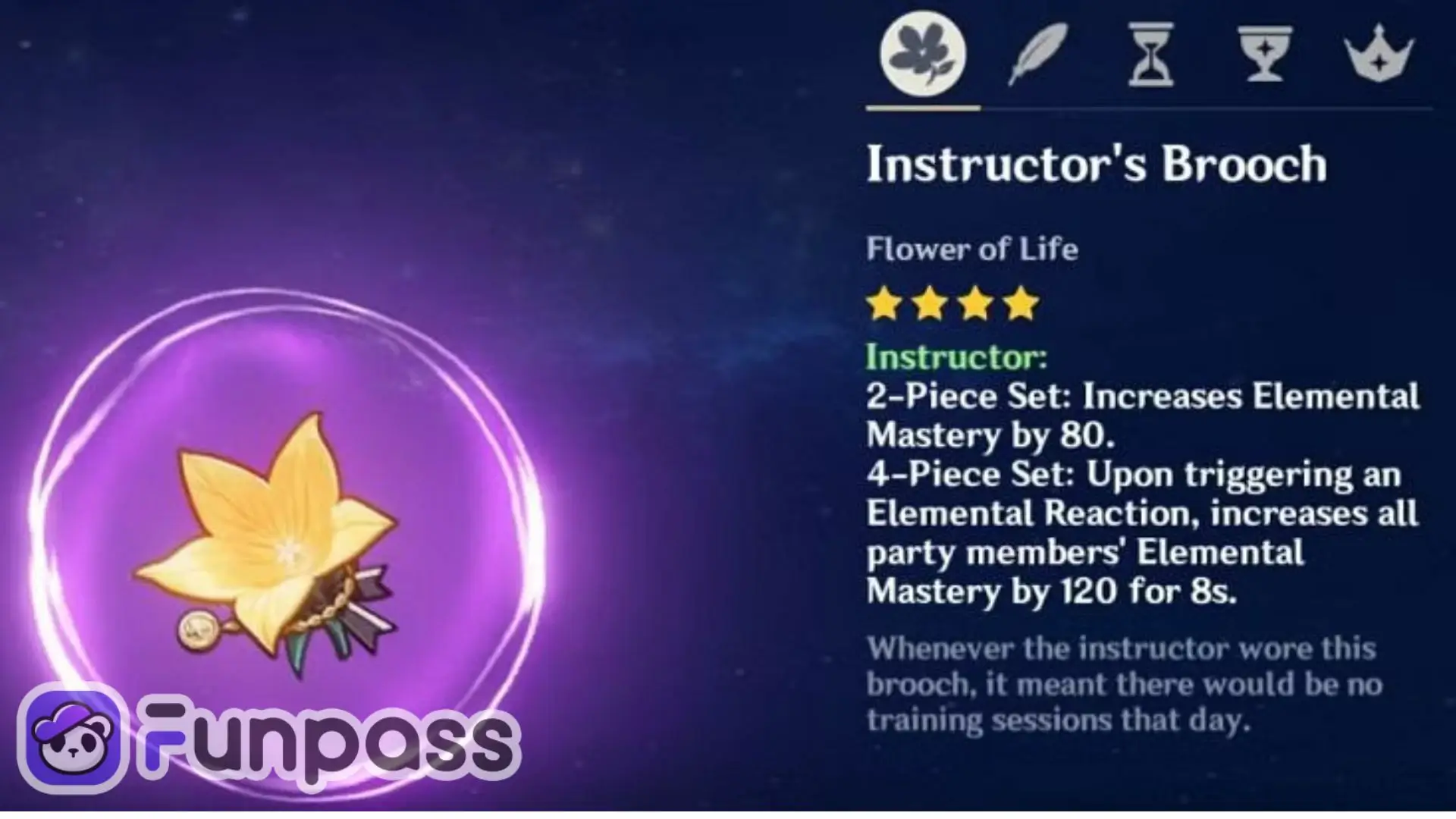 Instructors brooch - funpass online mobile gaming