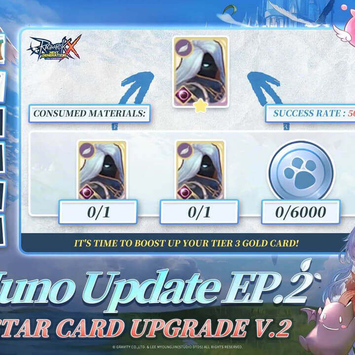 Ragnarok X: Next Generation Juno Version: Star Card Upgrade V.2 - LDCloud