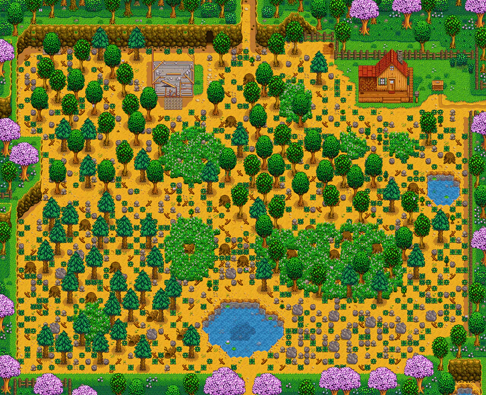 stardew valley farm map