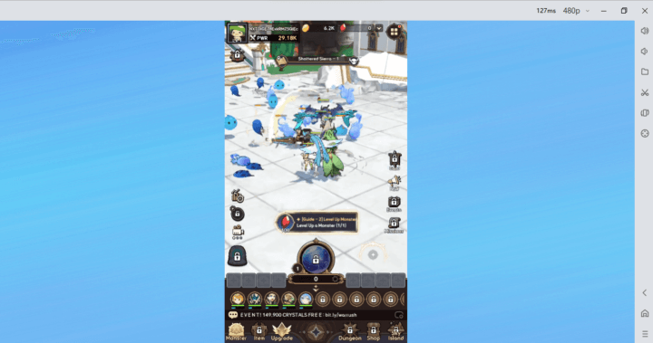  Summoners War: Rush gameplay interface - LDCloud
