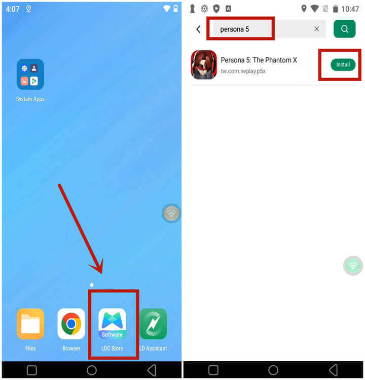 Install Persona 5: The Phantom X with LDCloud - LDCloud Cloud Mobile Emulator