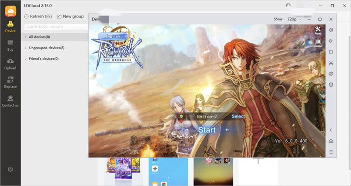 Play The Ragnarok with LDCloud | LDCloud Cloud Android Emulator