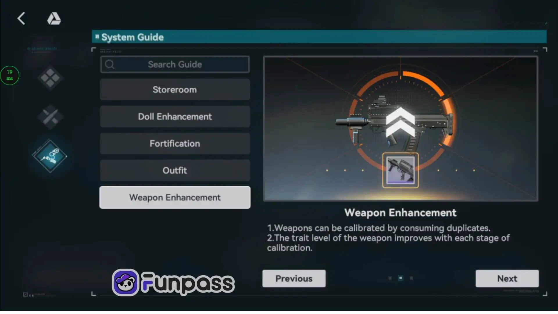 weapon enhancement of system guide