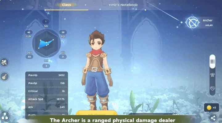 Archer Class in Ragnarok M: Classic - LDCloud