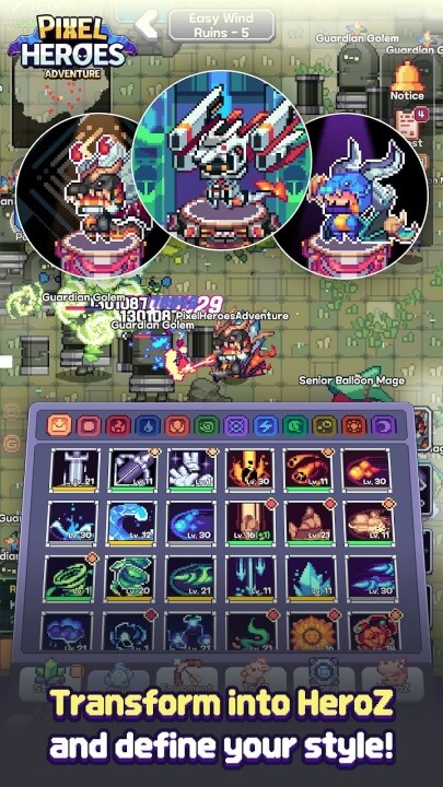 Improving Combat Power (CP) in Pixel Heroes Adventure - LDCloud
