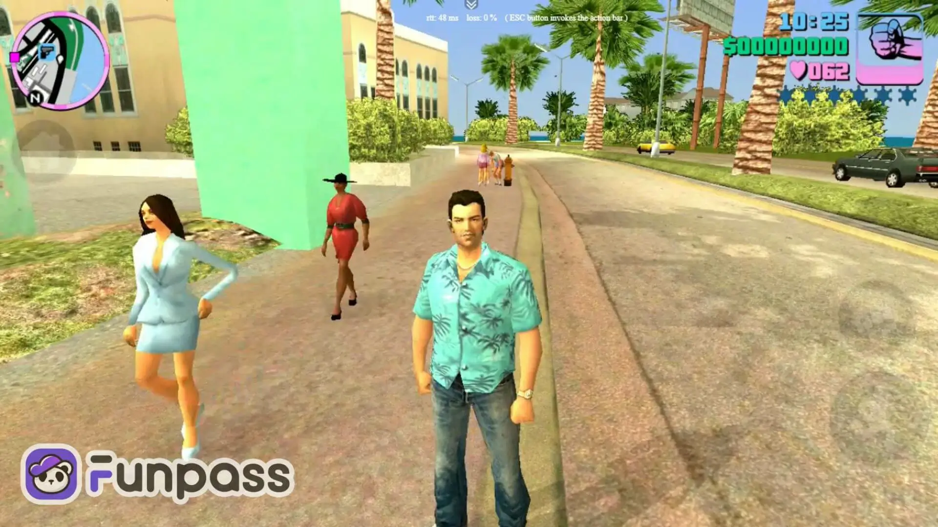 gta vice city early 1980s hawaiian outfits - funpass online mobile gaming