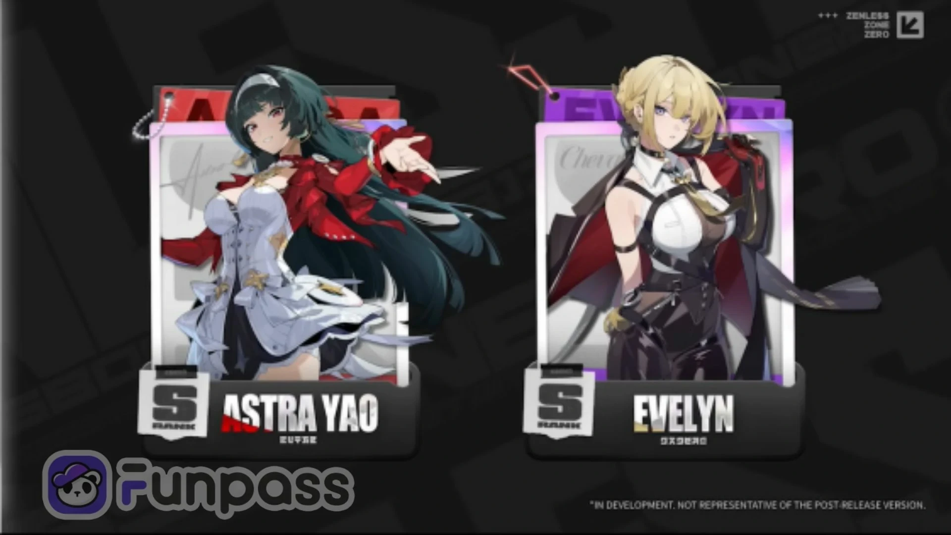 zenless zone zero version 1.5 agent astra yao and evelyn - funpass online mobile gaming