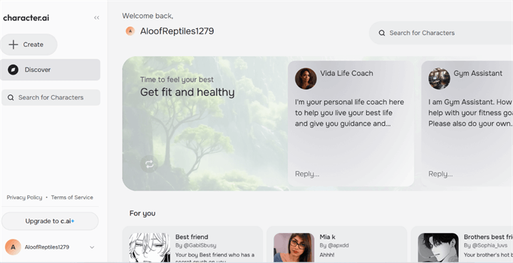 Top AI Apss in 2025: Character AI - LDCloud