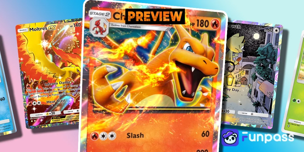 Charizard card pack in Pokémon TCG Pocket