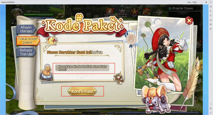Cara Menukarkan Kode Redeem Dragon Nest: Rebirth of Legend di LDCloud: Masukkan Kode Redeem - LDCloud