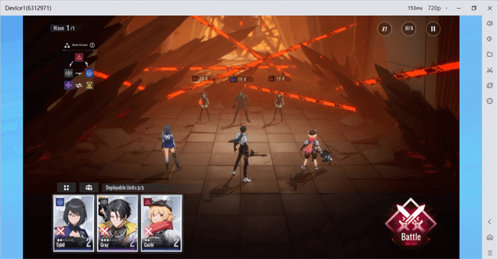 Etheria: Restart team in a fight with three core characters - LDCloud