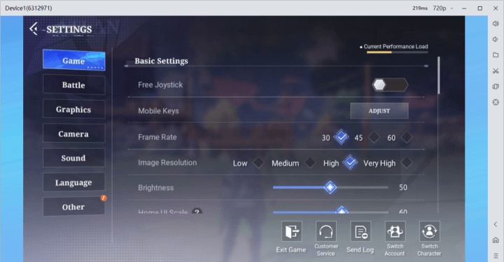 Crystal of Atlan-Crystal of Atlan settings showing multiple customization options-LDCloud Android phone 