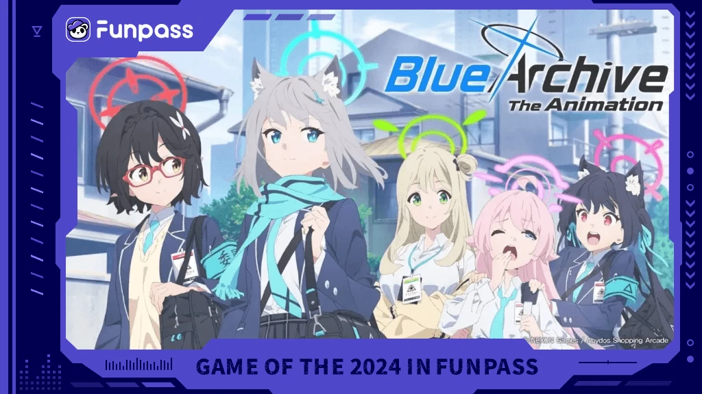 blue archive  - nominees of funpass cloud game of the year