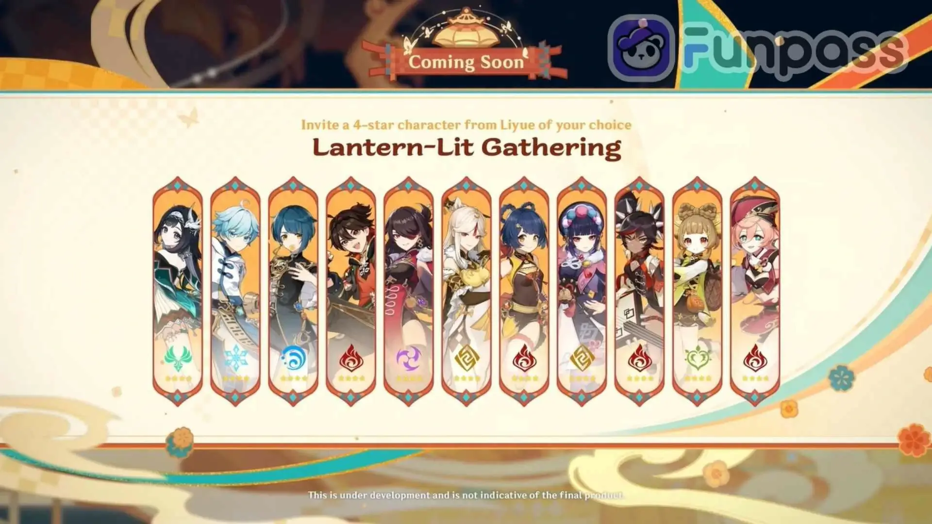 Genshin Impact version 5.3 lantern-lit gathering characters - funpass cloud gaming