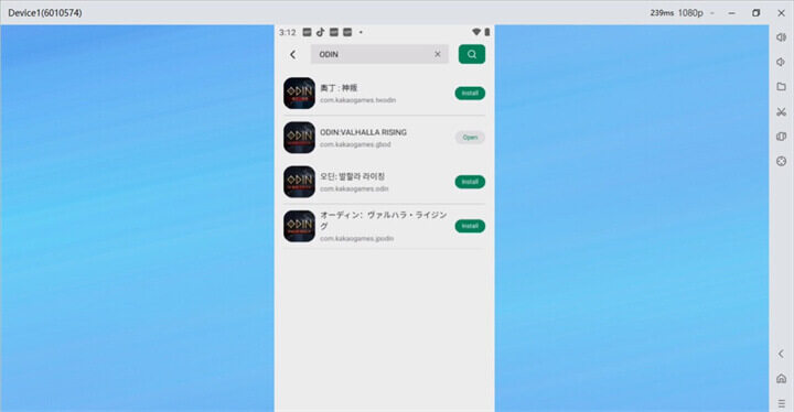 Downloading ODIN: VALHALLA RISING on LDCloud Virtual Cloud Phone - LDCloud Cloud Phone
