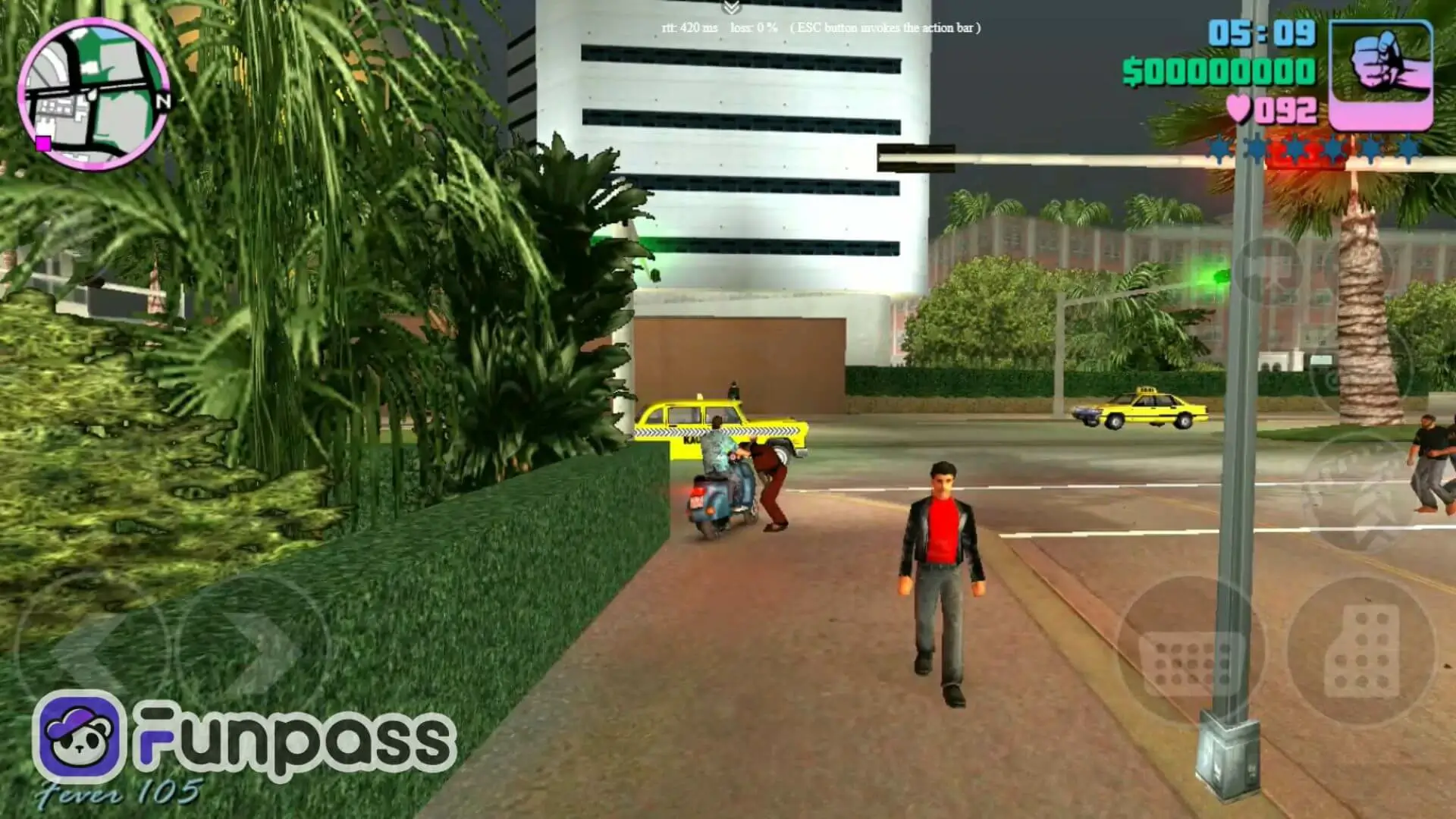 gta vice city miami style streets - funpass online mobile gaming