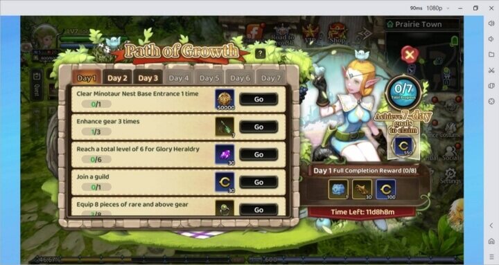 Image showing Dragon Nest: Rebirth of Legend's daily and weekly activity rewards - LDCloud