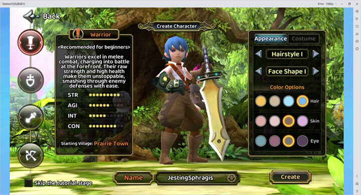 Create Your Dragon Nest: Rebirth of Legend Character - LDCloud Cloud Phone
