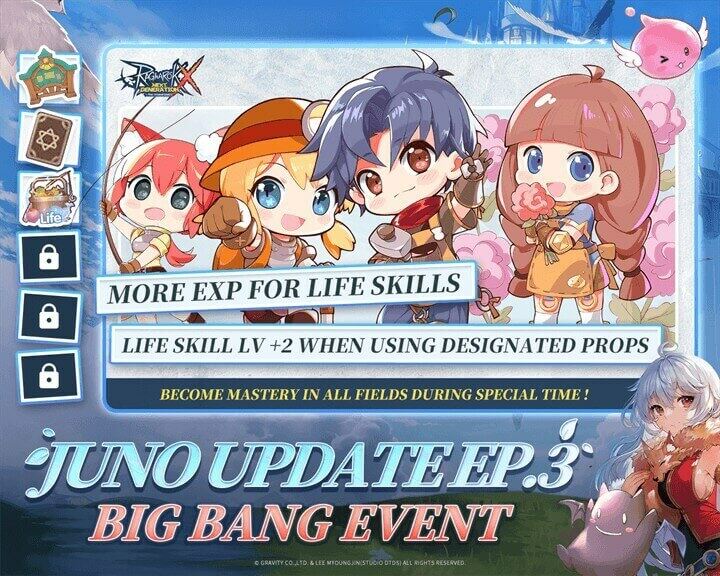 Ragnarok X: Next Generation Juno Version: Life Skill Buff - LDCloud