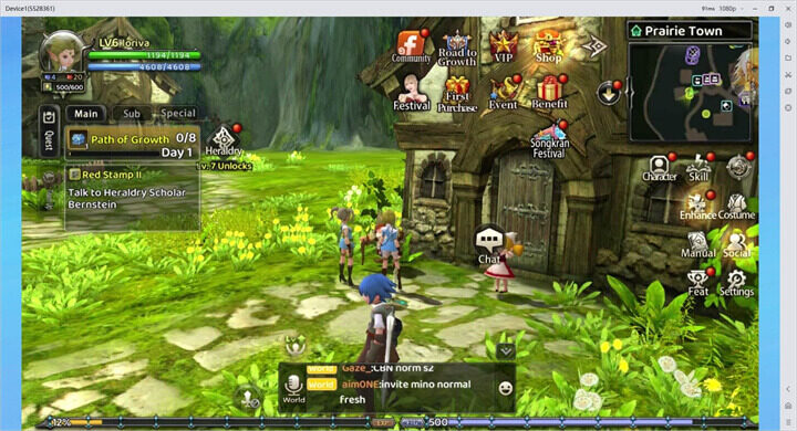 Dragon Nest: Rebirth of Legend Gameplay Screenshot - LDCloud Cloud Phone