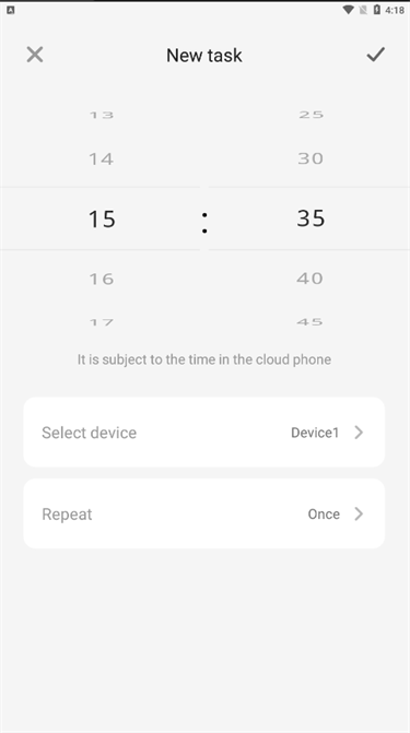 Schedule a restart of your cloud phone - LDCloud cloud phone