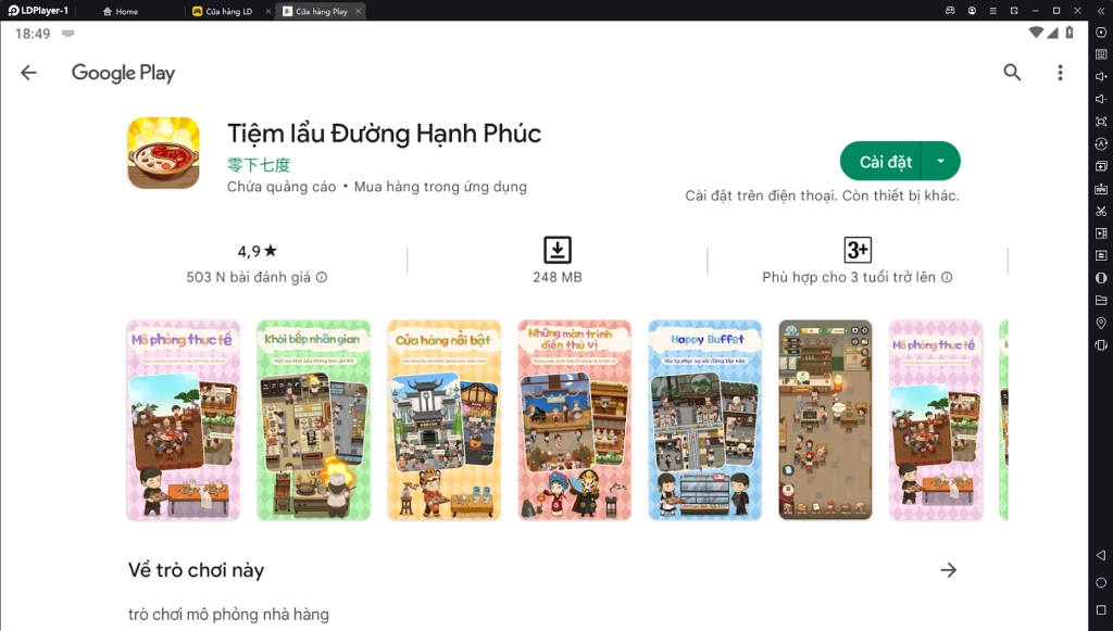 『HƯỚNG DẪN』Cách Kiếm Kim Cương Tiền Tiệm Lẩu Đường Hạnh Phúc & cách tải game trên PC