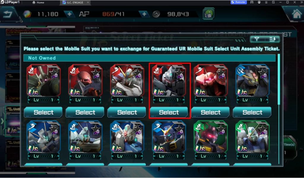 MOBILE SUIT GUNDAM U.C. ENGAGE (Global) แนะนำวิธีผูก & รีไอดี แบบโครตเร็ว 4 เท่าพร้อมตัวที่ควรเลือกฟรีใช้ยาวๆ บน LDPlayer9