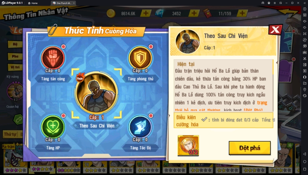 『HƯỚNG DẪN』One Punch Man The Strongest: Hướng Dẫn Build Và Sử Dụng Vua Cao Thủ Ba Lỗ SSR+