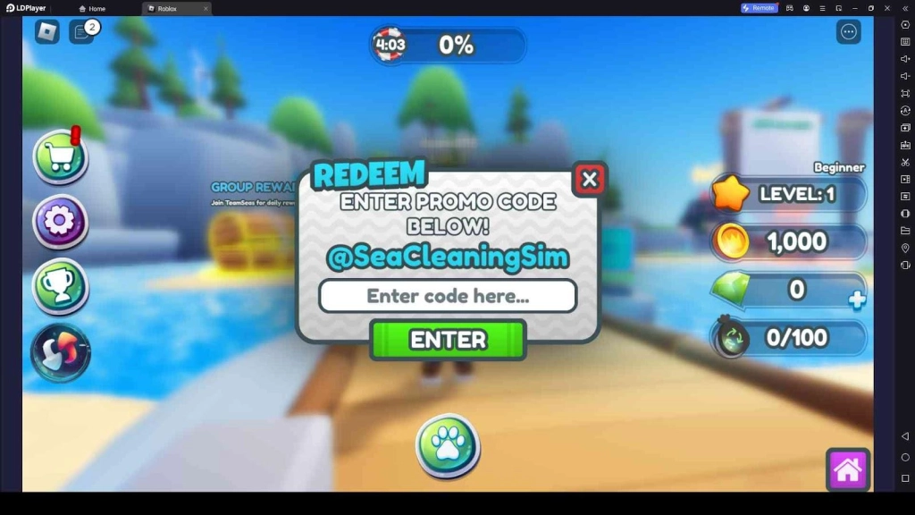 Roblox Sea Cleaning Simulator Codes: Clean Oceans, Earn Rewards - 2023 August