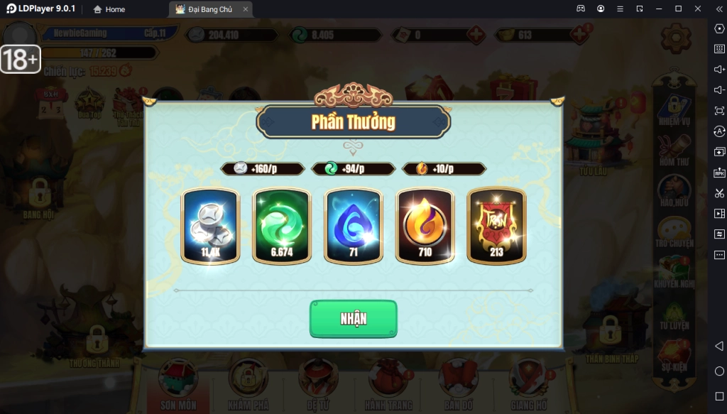 『HƯỚNG DẪN』Đại Bang Chủ: Hướng Dẫn Tân Thủ Chơi Chuẩn Đầu Game