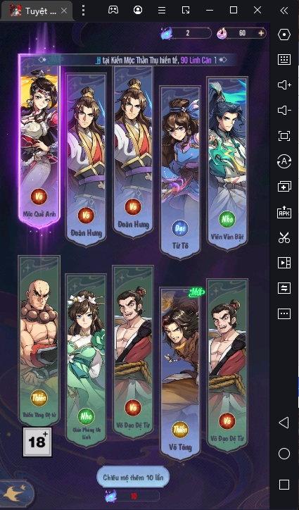 『HƯỚNG DẪN』Reroll Tuyệt Thế Cửu Thiên nhiều tài khoản nhanh và gọn trên PC