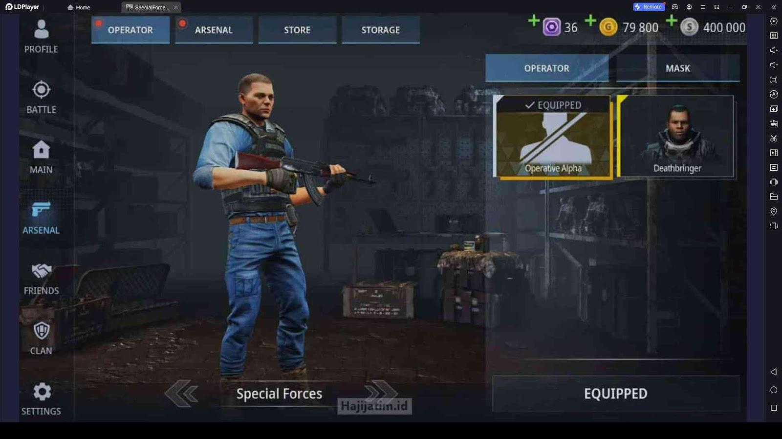 Arsenal in Special Forces Group 3: Beta