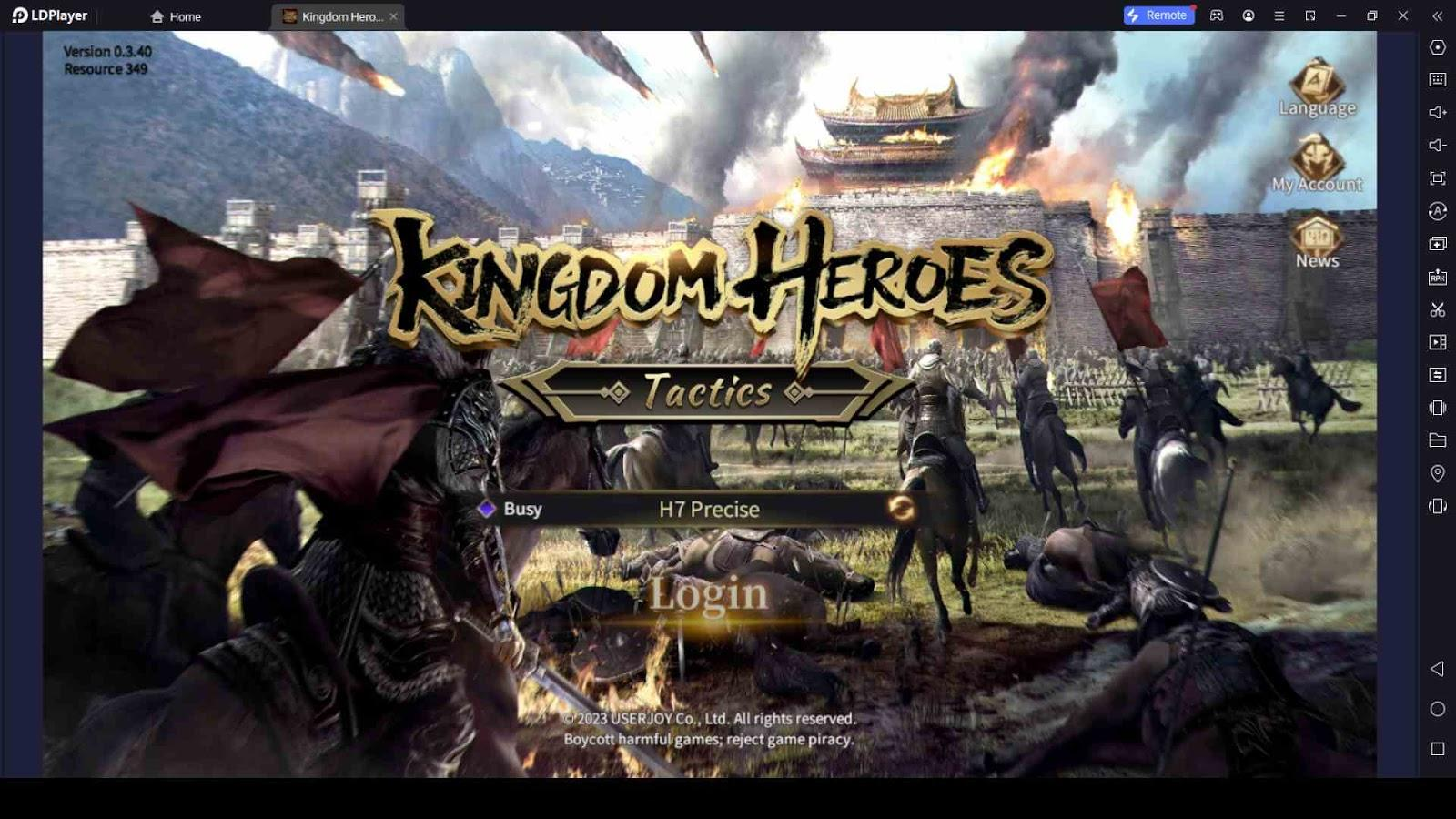 Kingdom Heroes – Tactics Codes Guide