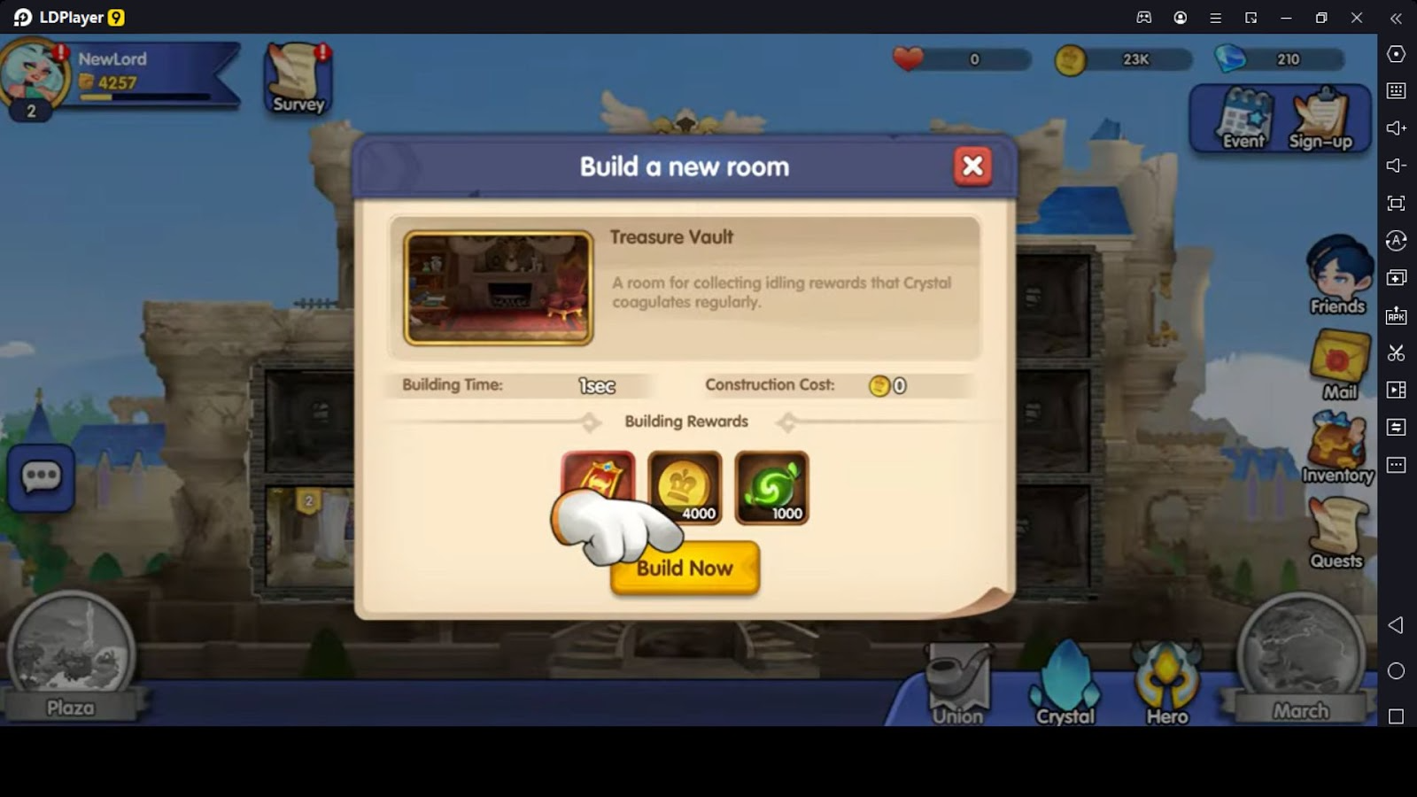 Build New Rooms 